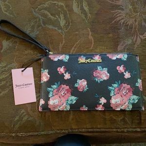 Juicy couture flower clutch